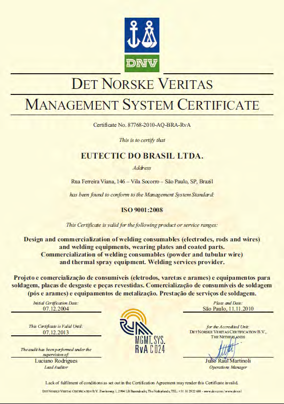 Pesquisa & Desenvolvimento Produção integrada A Eutectic Castolin investe continuadamente em P&D gerando soluções de alta