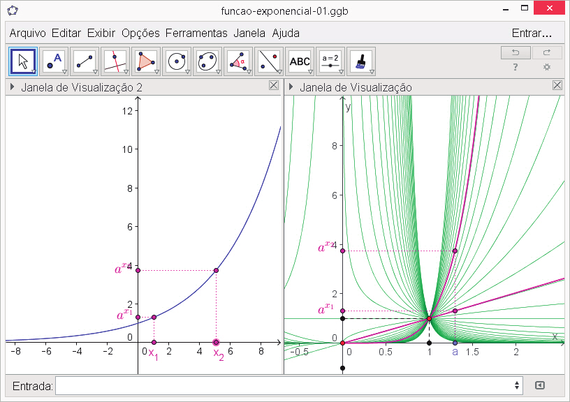 y = f x) =a x, com a > 0ex R. y = f x) =a x, com a > 0ex R.