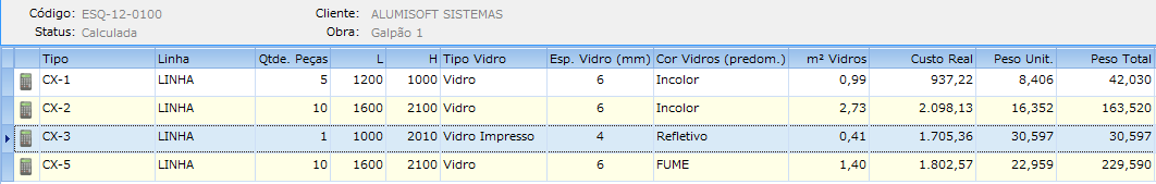 O programa nos informa que esse processo criará um orçamento da obra em questão. Temos a opção de confirmar, clicando no botão Sim ou parar o processo clicando no botão Não.