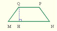área do losango = (D.d)/2 ÁREA DE UM TRAPÉZIO Considerando o Trapézio abaixo, podemos destacar: * MN é a base maior, cuja medida vamos representar por B.