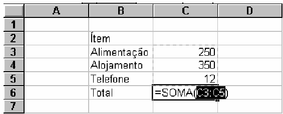 Após aparecer a fórmula, basta dar um clique em ENTER para finalizar a sua operação.