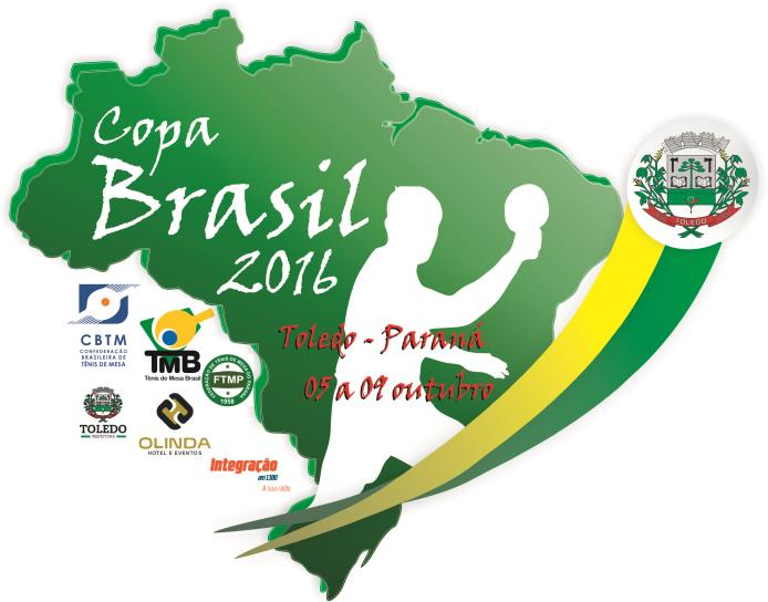 COPA BRASIL SUL SUDESTE II TOLEDO - PR 05 a 09 de Outubro de 2016 A Confederação Brasileira de Tênis de Mesa convida os atletas e técnicos de Tênis de Mesa a participarem da Copa Brasil de Toledo -