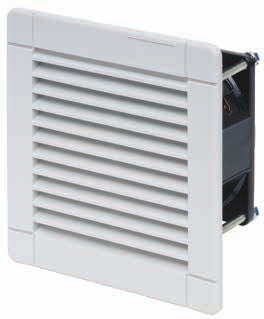 SÉRIE SÉRIE Ventilador com filtro adequado para armários e painéis elétricos, versões de 120 V ou 230 V AC Baixo nível de ruído Mínimas dimensões externas ao painel Volume de ar (14 470) m 3 /h (com