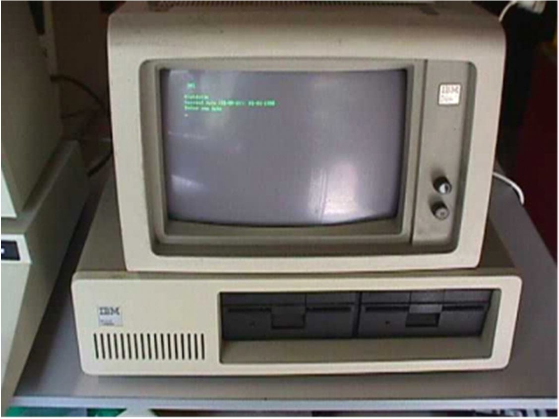Introdução 1981, IBM lança o IBM PC;