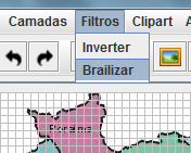 Para transformá-la em relevo, devemos