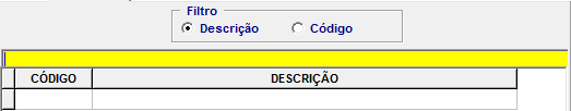 INTRODUÇÃO NOÇÕES INICIAIS CONSULTA Na área em amarelo, pode-se digitar parte de um nome e ao TECLAR TAB, o sistema exibirá todos os registros que correspondem ao filtro.