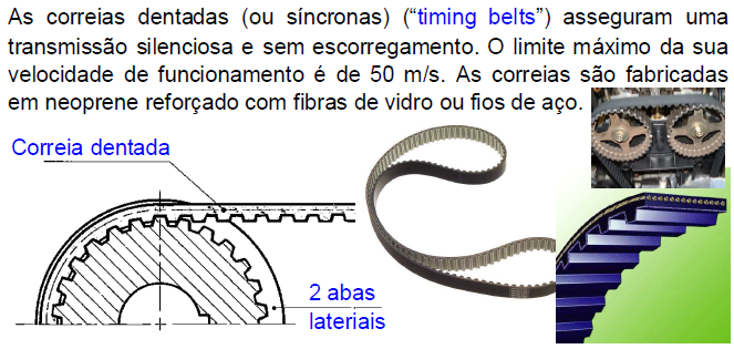 Transmissões por Correias Dentadas @2012 João Manuel R.