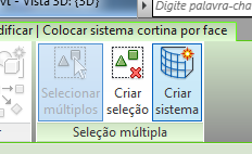 Seletor de tipos 4 Para criar pele de vidro deve ser acessado o comando Sistema