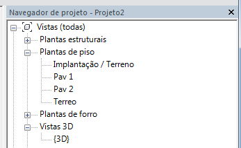 o comando Os níveis copiados ficam marcados em preto, e os níveis