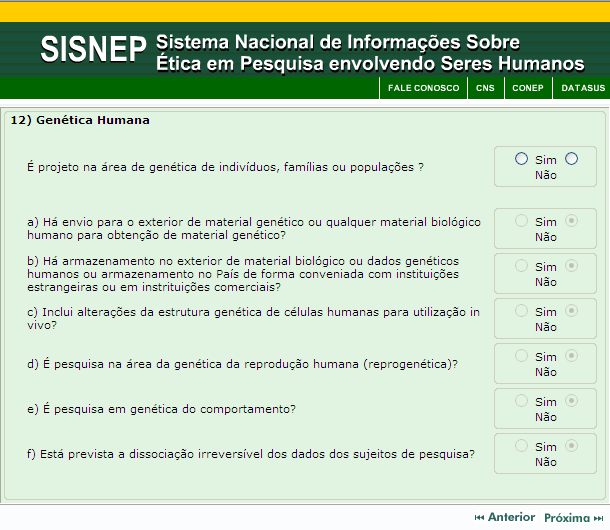 ITEM 13, 14 e 15 Reprodução humana, Novos