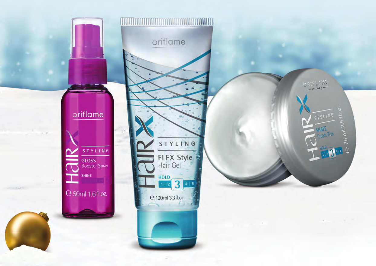 1 Spray Gloss Booster HairX Styling SUAVIDADE E BRILHO: Suaviza, dá brilho instantâneo (81%*) e hidrata sem deixar o cabelo gorduroso. Com complexo HairX Powershine.