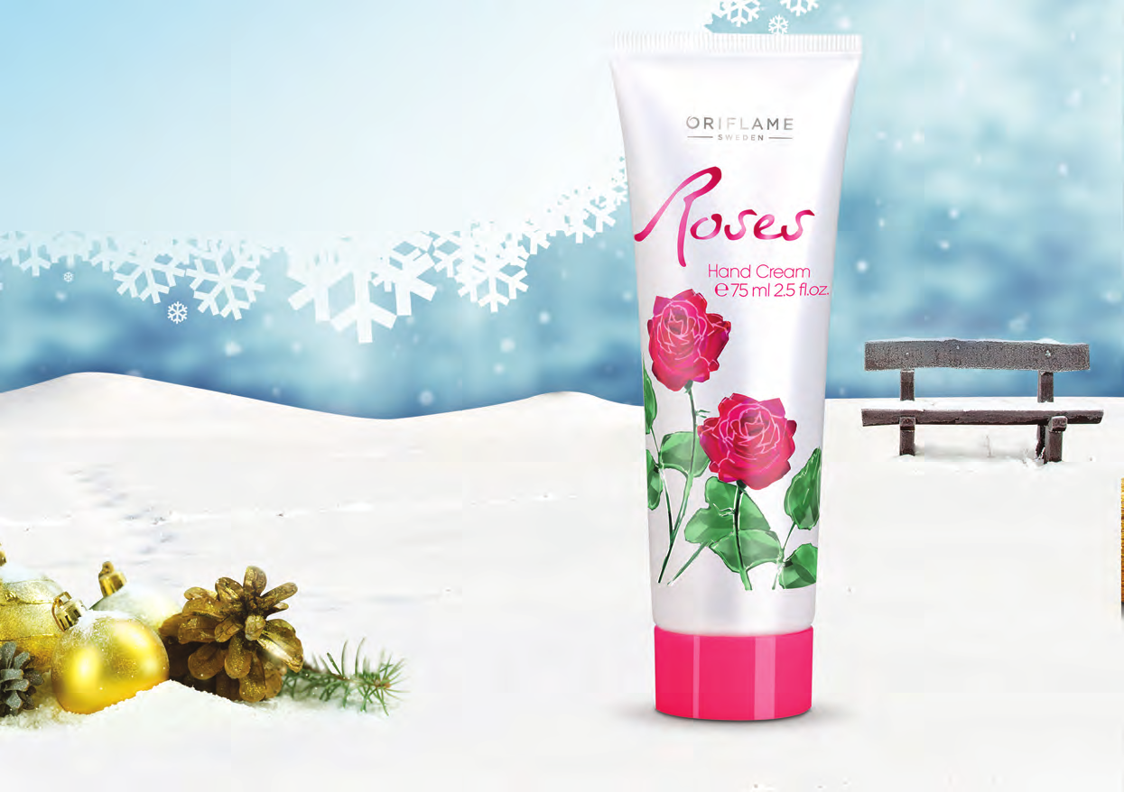 Pele hidratada, mesmo com a chegada do frio... Creme de Mãos Roses Mime as suas mãos com o aroma romântico e ultrafeminino das rosas, ao mesmo tempo que as hidrata delicadamente.