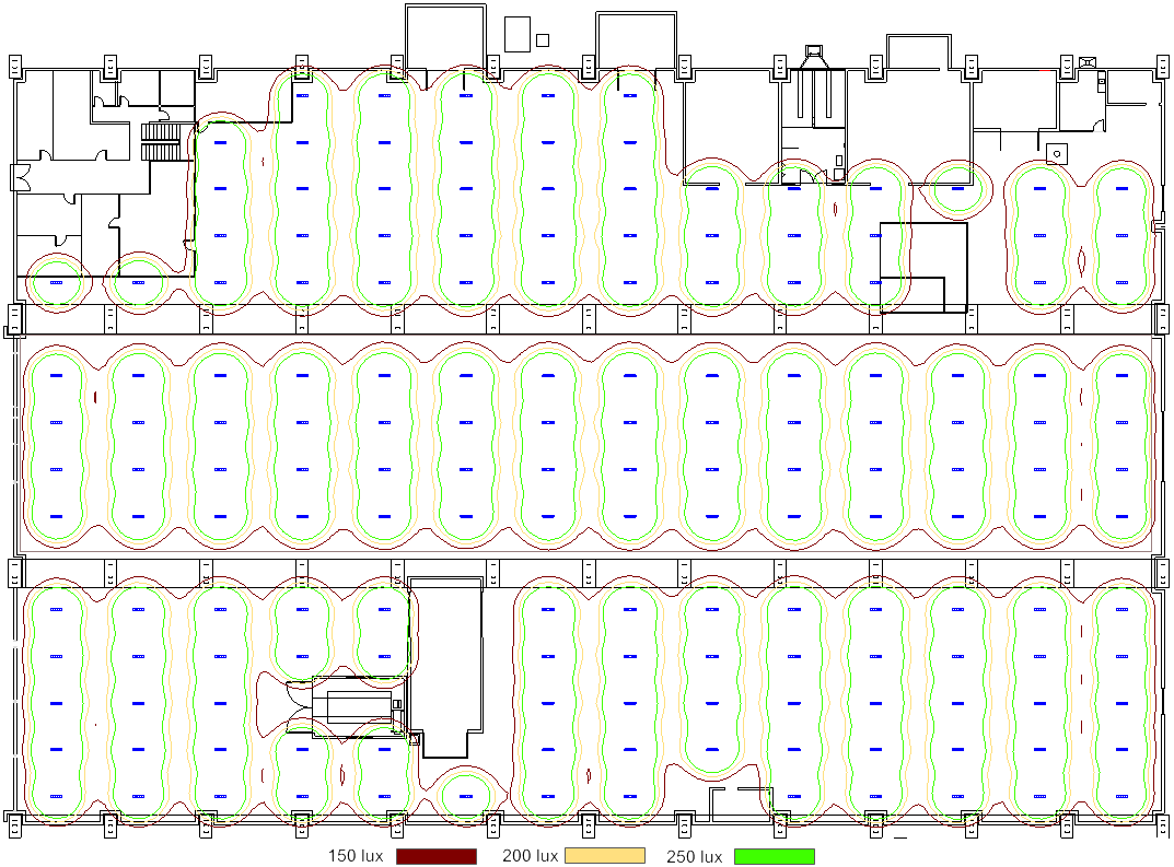 24 parcialmente desligada sem comprometer as atividades do local e atender aos níveis de iluminação normativos.