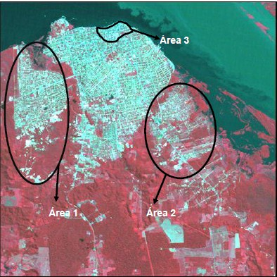 2.2- Métodos Para este trabalho foi adquirido uma imagem do sensor TM/LANDSAT, órbita/ponto 227/62 que abrange o município de Santarém-PA, correspondente a cena do dia 12 de julho de 2009.