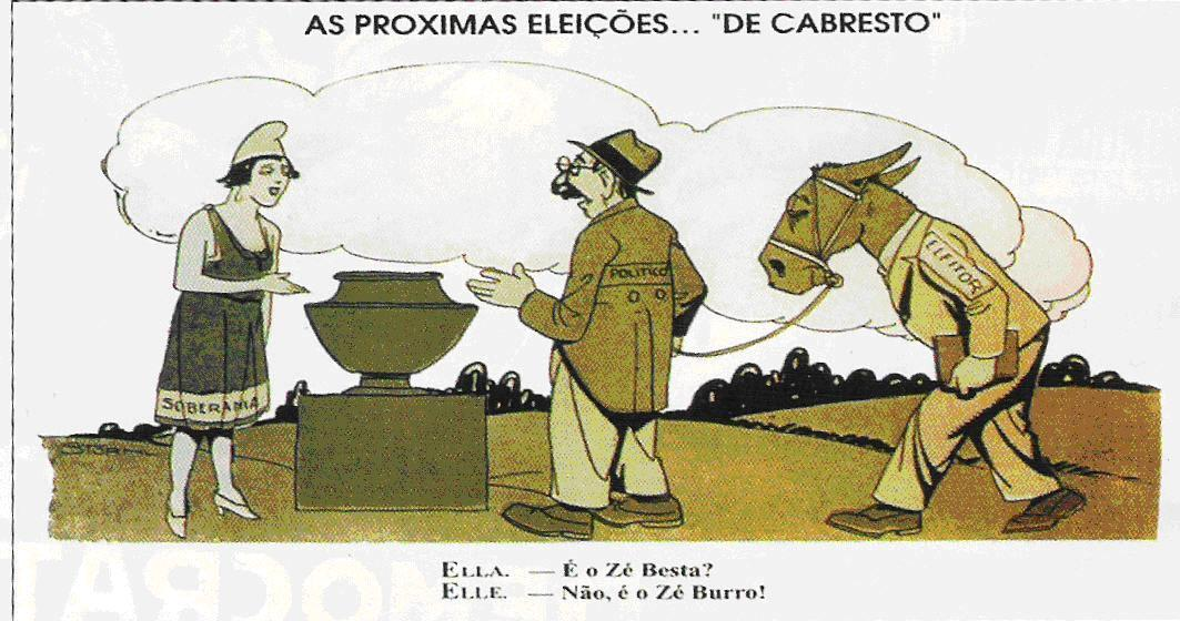 9) Analise as fontes abaixo: Fonte: Revista Careta Rio de Janeiro, 19/02/1927, Charge de Storni, FBN.