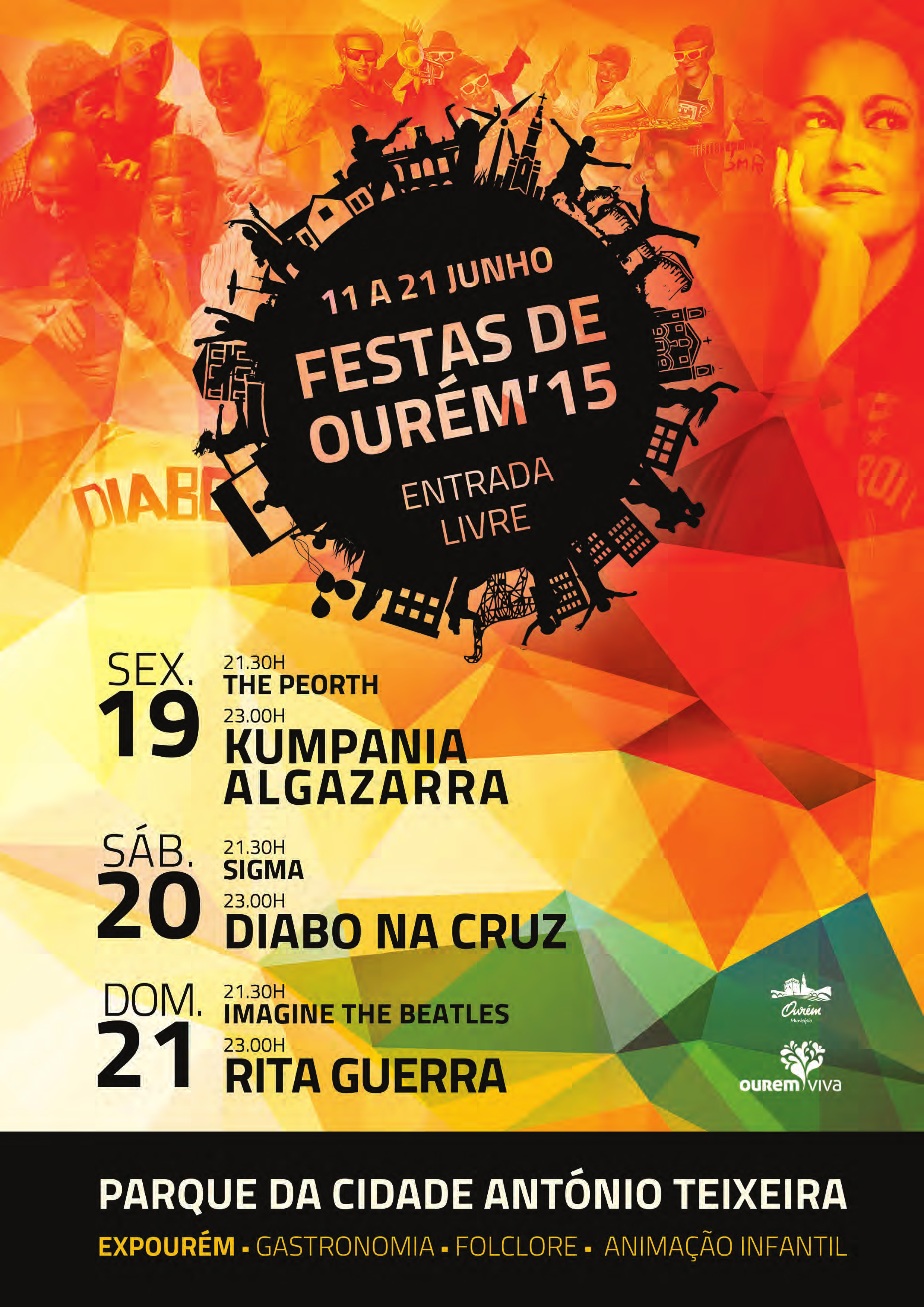 Agrupamento de Escolas Cónego Dr. Manuel Lopes Perdigão - Caxarias DIA 13 - SÁBADO 09h00 - Torneio da Amizade: Futebol Veterano do Concelho de Ourém Participantes: Veteranos C.A.O. (Ourém), Velha Guarda (Vilar dos Prazeres), Veteranos G.