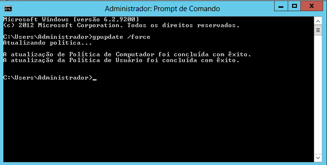 Observação: Caso você aplique a diretiva e o usuário ainda consiga instalar, tente reiniciar a estação de trabalho em que