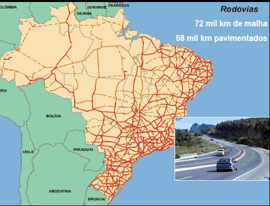 Importância da Pavimentação 3 Vendas de asfalto no Brasil Fonte e Projeções (2009-2010): Petrobras. Em milhões de ton.