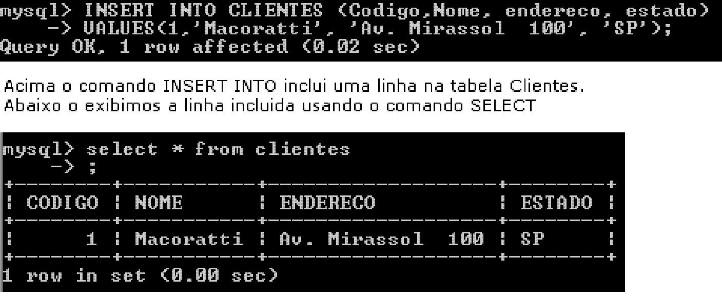 nota: Para definir a coluna como do tipo auto incremental basta acrescentar :AUTO_INCREMENT na definição da coluna.