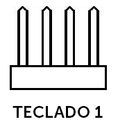 Barramento Os bornes T1 e T2 representam o barramento digital utilizado para controlar os teclados e receptores de dispositivos sem fio. T1 T2 BARRA- MENTO Obs.