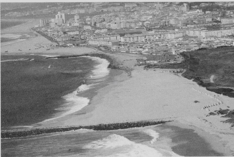 2.3. Refira qual das duas situações são mais frequentes. 3. Uma medida que tem sido tomada para evitar o avanço do mar nas praias arenosas, é a construção de esporões.