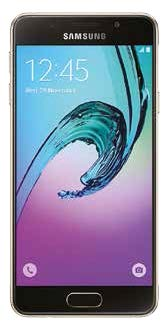 12 setembro-outubro 2016 Recomendado para empresas Samsung Galaxy A3 2016 279 Ecrã tátil de 4,7 Super AMOLED Câmara de 13 megapíxeis Processador