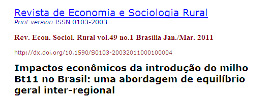 BENEFÍCIOS ECONÔMICOS DA ADOÇÃO DE