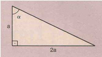 .. Seno, cosseno e tangente de um ângulo agudo.. Seno, cosseno e tangente de um ângulo agudo Seja α a medida de um ângulo agudo de um triângulo retângulo.