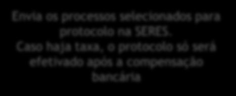 Arquiva o processo com justificativa da IES Envia os processos selecionados