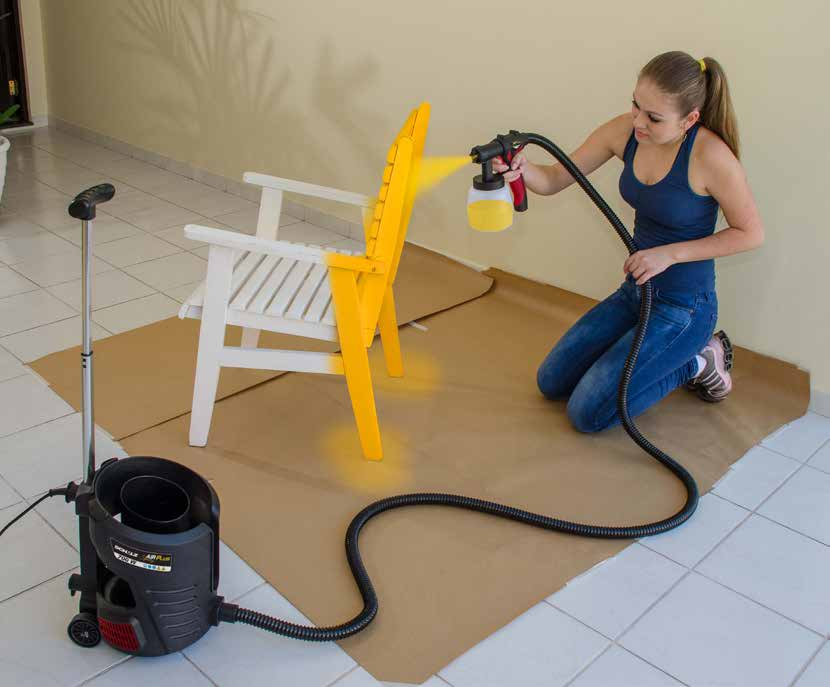 Sua vida com muito mais cor e praticidade PINTURA e Pulverização A linha de Pintura Air Plus Spray foi feita para os trabalhos do dia a dia.