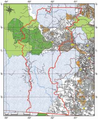 Importância do projeto Norte paraense e São Félix do Xingu Pouco mais que 84.000 km² marcam o município de São Félix do Xingu.