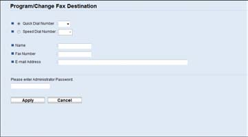 2. Using the Fax Function Registering Fax Destinations This section describes how to register fax destinations in the Address Book using Web Image Monitor.