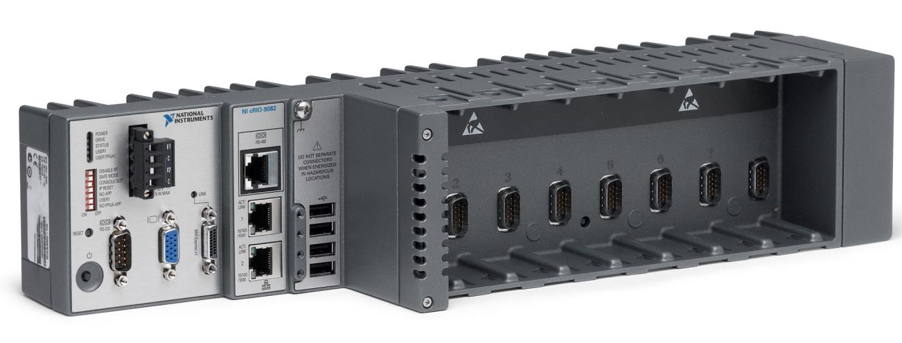 Processamento poderoso em um modelo compacto Ferramenta de projeto de sistemas para processador e FPGA. Mais de 100 módulos para conectividade de E/S.