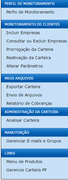 regras para gerenciamento de sua