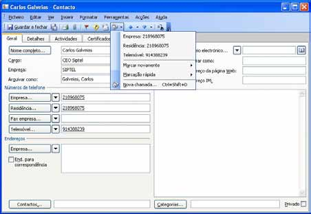 Cenários de implementação Integração com Outlook A TitanvoX integra-se com o Outlook bem como outros