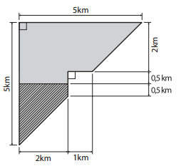 a) qual é a área da superfície de cada placa usada na composição do painel? b) qual é a altura do painel? 11. Um triângulo eqüilátero tem o mesmo perímetro que um hexágono regular cujo lado mede 2 cm.