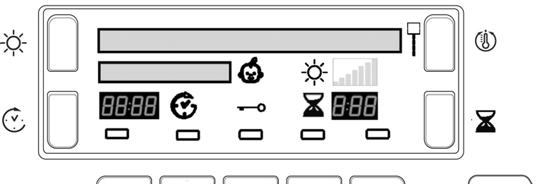 O Visor P Progresso do programa A segunda linha do visor mostra o estado do programa e o seu progresso: (mensagens longas ao longo da linha) SECAR ROTAÇÃO A FRIO AQUECIMENTO Programa Aquece e