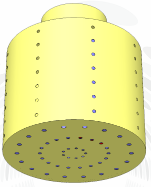 Difusores com membrana Lantern Utilizado em situações onde é necessário insuflar uma grande quantidade