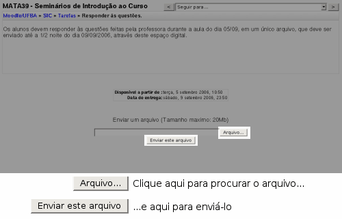 no glossário aparecerem nos textos presentes dentro do ambiente