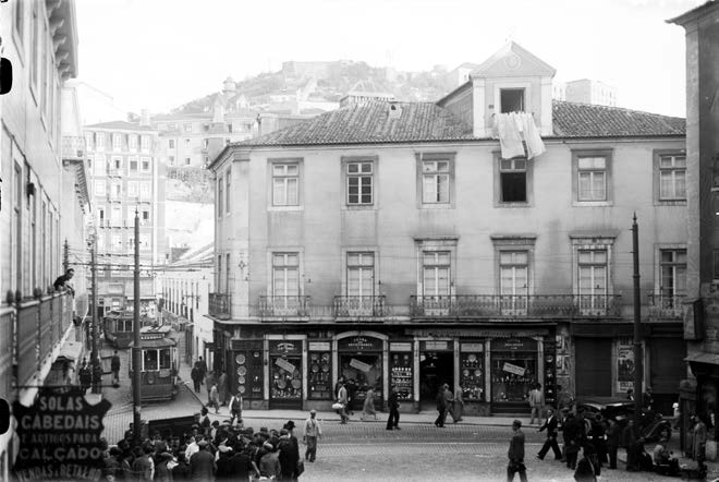 Rua da Palma, antes das demolições. 1936.