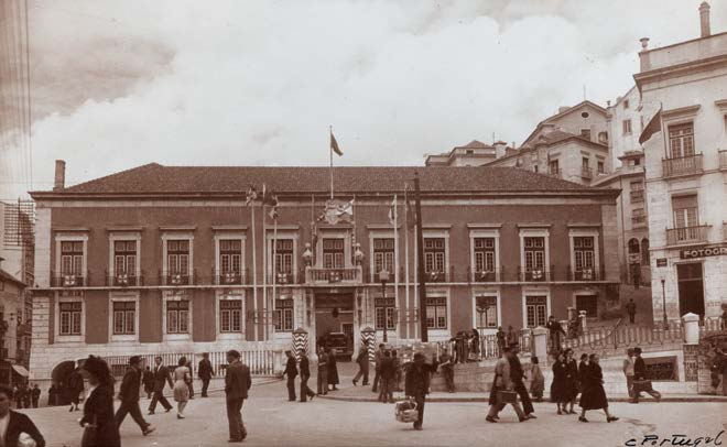 Largo de São Domingos. 1950.