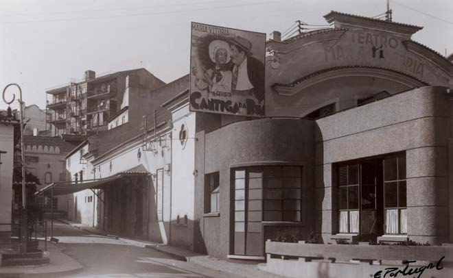 Parque Mayer com o Teatro Maria Vitória. 1943.