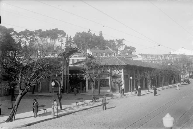 Mercado de São Bento, entrada sul. 1938.