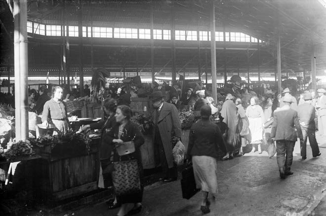 Mercado de São Bento, interior. 1938.