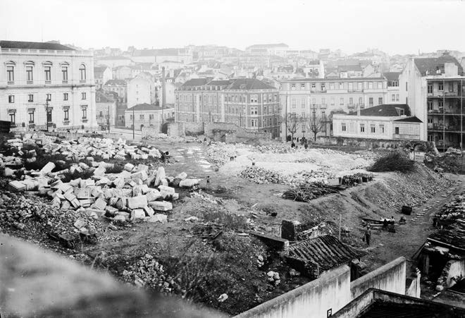 São Bento depois da demolição da exposição Lisboa Antiga. 1939.