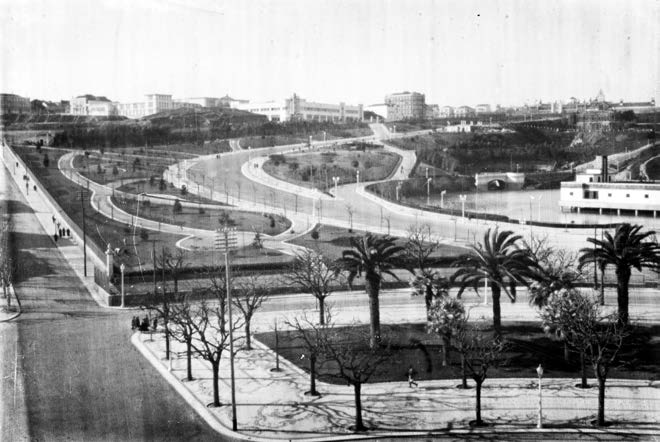 Parque Eduardo VII. Anos 30.
