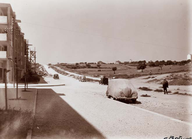 Abertura da avenida dos Estados Unidos da América. 1951.