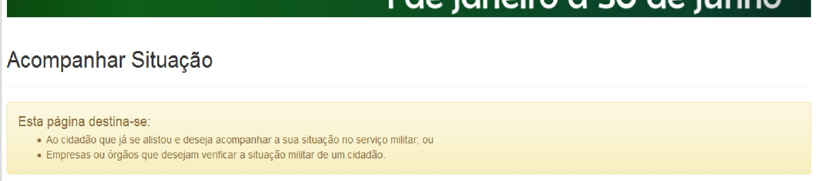 Situação cidadão