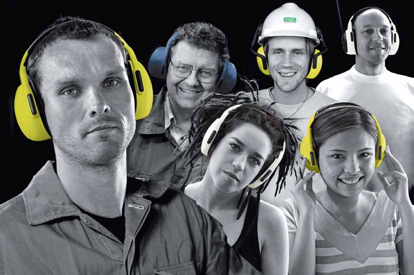Proteção Auditiva Os protetores auditivos MSA possuem certificado de aprovação emitido pelo MTE e são testados e aprovados com os capacetes MSA. Vivemos em um mundo ruidoso.