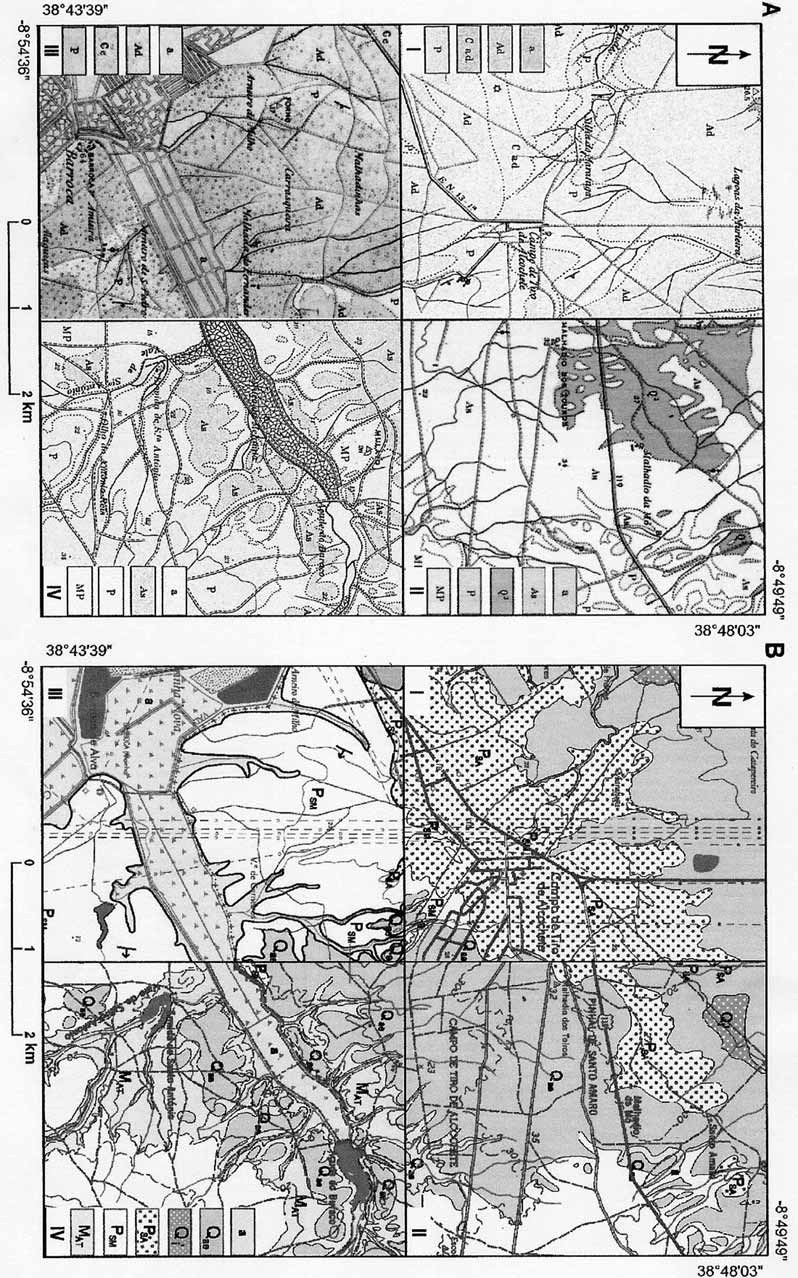 Homogeneização da Cartografia Geológica do Cenozóico da Área Metropolitana de Lisboa (AML) 45 Fig.